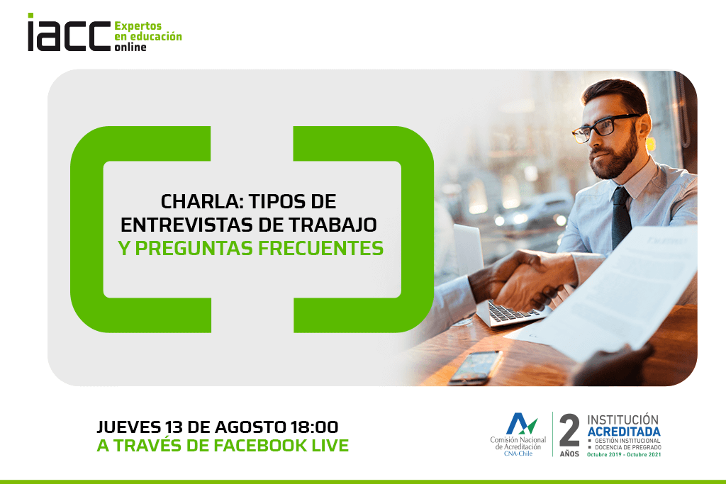 Charla: Tipos de entrevistas de trabajo y preguntas frecuentes