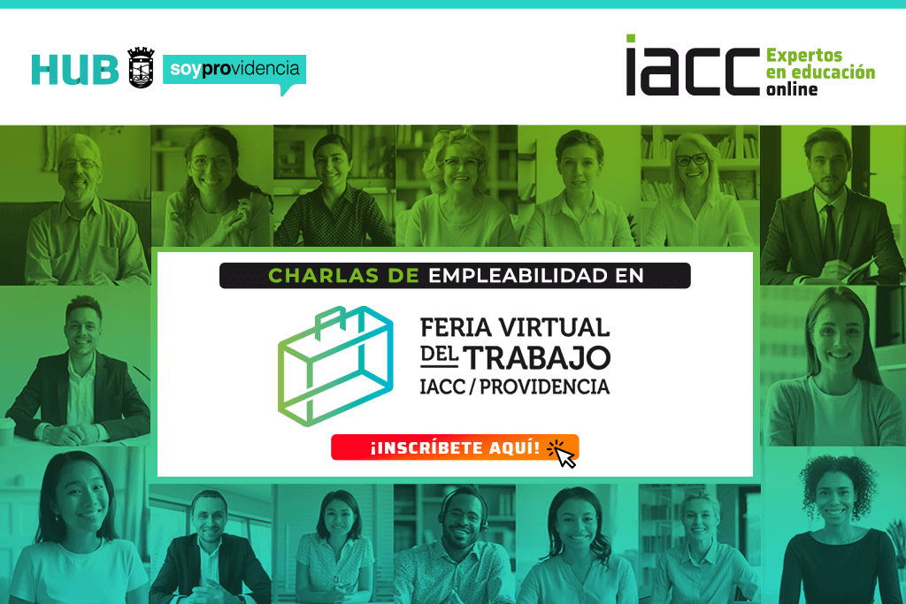 6 CHARLAS DE EMPLEABILIDAD EN FERIA VIRTUAL DEL TRABAJO ¡INSCRÍBETE!