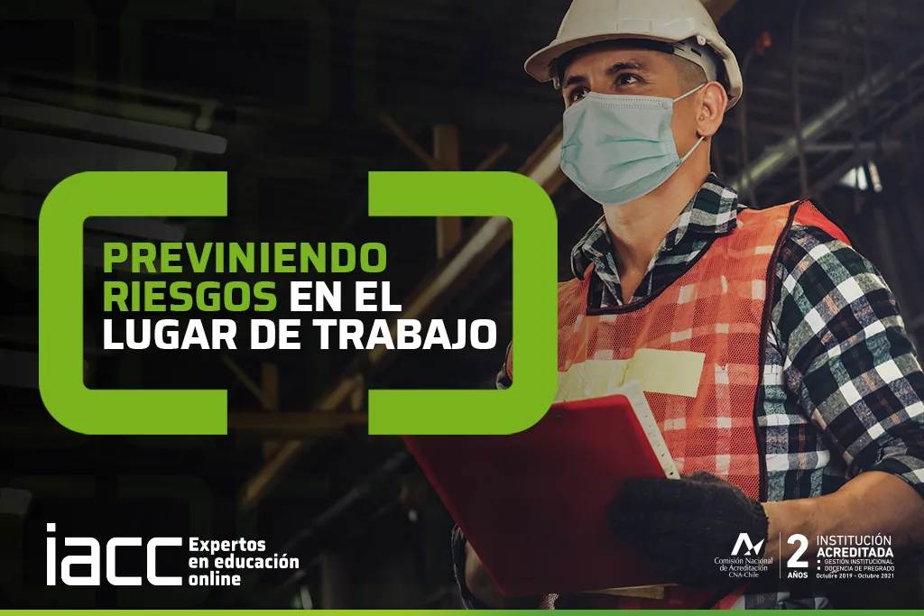 Prevencionista de riesgos en su trabajo