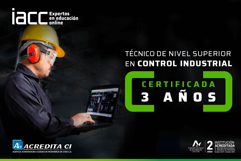 Técnico de Nivel Superior en Control Industrial se certifica por 3 años