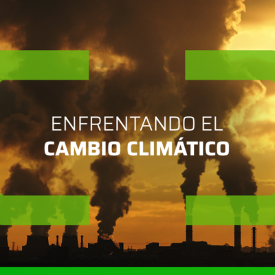 empresas humeando poniendo en riesgo el medio ambiente y acelerando el cambio climático